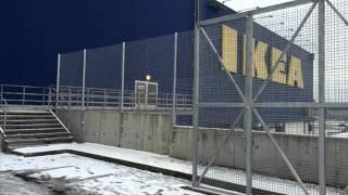 Откатные ворота Аполло для IKEA Москва