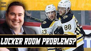 Is the Bruins Dressing Room 'A Disaster'? | Pucks with Haggs