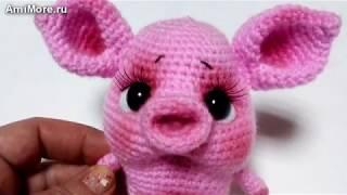 Амигуруми: схема Пупсик Хрю. Игрушки вязаные крючком - Free crochet patterns.