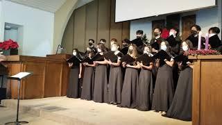 Glendale Adventist Academy Chorale at Santa Clarita Adventist Church. Singing "Peace"