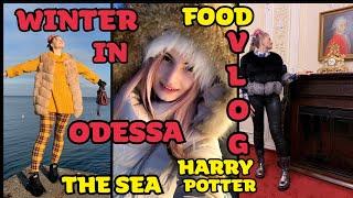 A COSY WINTER VLOG: 2 DECEMBER DAYS IN ODESSA, UKRAINE | HARRY POTTER, THE BLACK SEA, RESTAURANTS