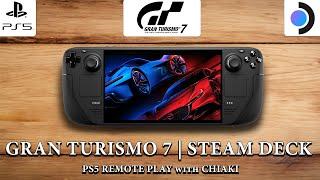 Gran Turismo 7 | Steam Deck Gameplay | PS5 Remote Play with Chiaki