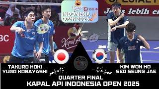 QUARTER FINAL HOKI/KOBAYASHI (JPN) vs KIM/SEO (KOR)[MD] KAPAL API indonesia Open 2025 Badminton