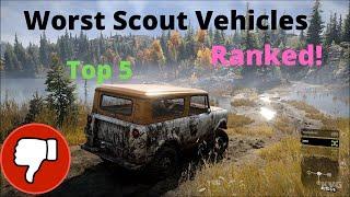 SnowRunner - Top 5 Worst Scout Vehicles