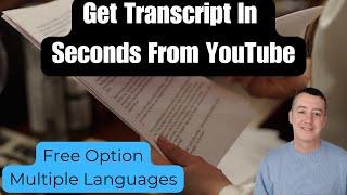 Get the transcript from any YouTube Video-Great Teacher Tool