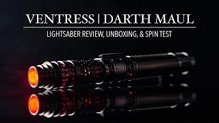 REPLICA "Ventress" LIGHTSABER! (CCSABERS Unboxing, Review, and Spin Test)