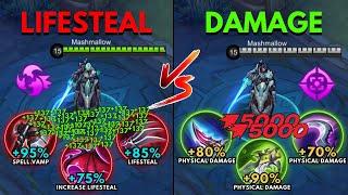 Leomord Lifesteal Build vs Leomord Damage Build