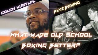 Pro Boxing Coach Mustafa Meekins on Floyd Mayweather Jr and what made the Old School Boxers great.
