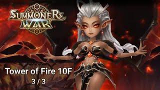 Challenge Of Ascension - Tower Of Fire 10F - Summoners War