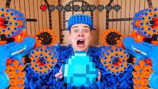 Nerf War: Minecraft Battle