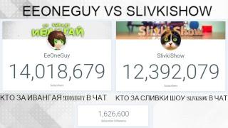 ИВАНГАЙ (EEONEGUY) VS СЛИВКИ ШОУ (SLIVKISHOW) LIVE | КТО ОДЕРЖИТ ПОБЕДУ В 2019?