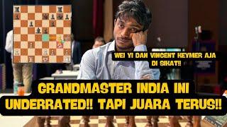 BRILLIANT MOVE! SKILL TEMPO MEMATIKAN!! | Aravindh Chithambaram vs Wei Yi | Prague Chess 2025