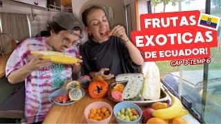 Argentinos prueban las MEJORES FRUTAS del mundo en Ecuador 