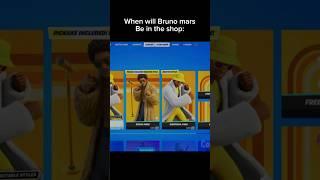 Bruno Mars Is Back In Fortnite #shorts #memes #gaming #brunomars #fortnite