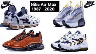 Evolution of Nike Air Max Visible Air 1987 - 2020 | History of Nike Air shoes, Documentary