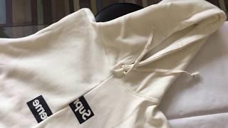 Supreme CDG Split Box Logo Hoodie by BLVCKS