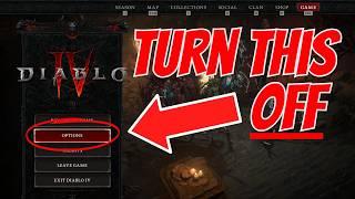 5 Diablo 4 Tips - Settings To Turn Off Now (PC & Console)