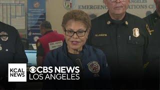Mayor Karen Bass discusses No Kings Day protest preparations