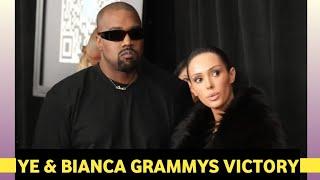 "Kanye West Declares Victory Over Grammys with Bianca Censori’s Shocking Nude Dress Reveal!"