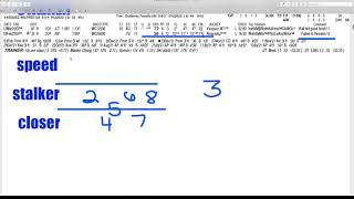 handicapping series.  The 1st Skill you should learn reading the racing / how to bet on horses