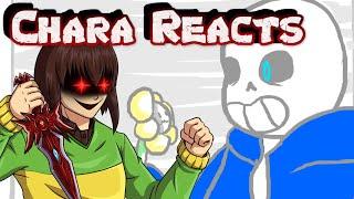 Sans Vs Flowey! | Chara Reacts!