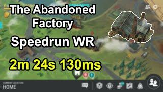 Ldoe Abanddoned Factory 100% World Record / LDOE Speedrun / #lastdayonearth #ldoe