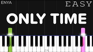 Enya - Only Time | EASY Piano Tutorial