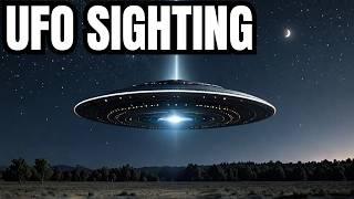 UFO LANDING?! Giant Saucer UAP Caught on Cam!