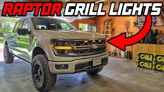 Installing F150leds Raptor Grill Lights on my 2024 F150 Tremor