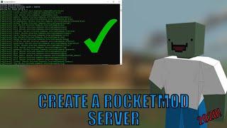 HOW TO CREATE A ROCKETMOD SERVER UNTURNED EASY | HOW TO INSTALL ROCKETMOD | ROCKETMOD GITHUB 2020