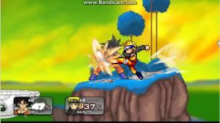 Super Smash Flash 2 0.9 Goku vs Naruto