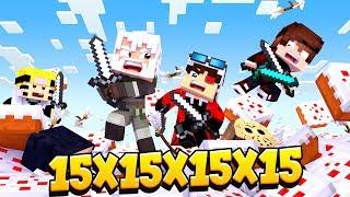 ЗАРУБА 15х15х15х15! КЕЙК ВАРС НА 60 ЧЕЛОВЕК! БИТВА ЗА ТОРТИК! Minecraft Cake Wars