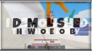 SO I BECAME A SWEAT AND DESTROYED THE Entire Server... In Roblox Bedwars