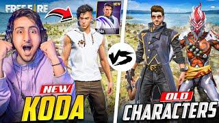 New Koda Character Is Here1 Vs 2 With Old Characters[A_s Gaming] - Free Fire India