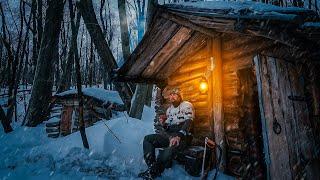 RETURNED TO THE DUGOUT BY THE RIVER | OVERNIGHT IN A HEAVY SNOWSTORM