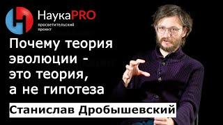 Почему теория эволюции – это теория, а не гипотеза? – антрополог Станислав Дробышевский | Научпоп