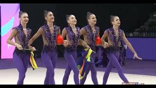 Group Team Ukraine 3 Ribbons/2 Balls Final 33,850  - World Challenge Cup Cluj-Napoca 2024