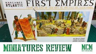 Wargames Atlantic Persian Infantry 28mm Miniatures Review - A close look at some historical figures