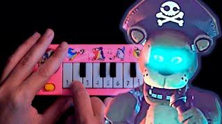 FNAF Looking for a pirate treasure / Wellerman Dance (how to play on a 1$ piano)