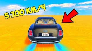 РАЗГОН ДО САМОЙ МАКСИМАЛЬНОЙ СКОРОСТИ 5.700 КМ/Ч в ГТА 5 МОДЫ! ОБЗОР МОДА в GTA 5 ВИДЕО MODS
