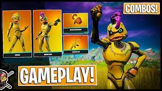 *NEW* MEGG & WEBSTER Gameplay + Combos! Before You Buy (Fortnite Battle Royale)