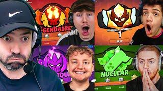 j'ai AFFRONTÉ les YOUTUBERS de CHAQUE LIGUE feat Kevko Youyou Graphyx Brawl Stars 