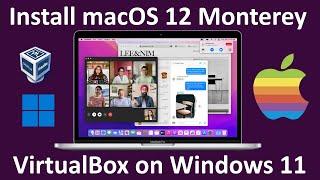 How to Install Apple macOS 12 Monterey in Oracle VirtualBox on Windows 11 | Explore macOS for Free 