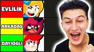 GERÇEK HAYATTA EVLENECEĞİM BRAWL STARS KARAKTERLERİ