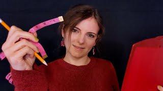 ASMR | Sketching and Measuring You ️ [Writing Sounds, Personal Attention]