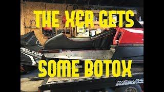 Polaris XCR 440 Project Sled - Seat Cover Installation