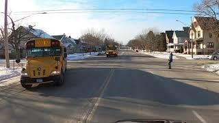 Mom vs. School Busses (Slow)