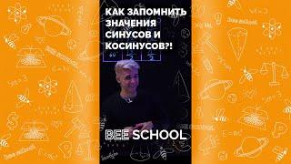 Как запомнить значения синусов и косинусов?! #математика #синус #косинус #геометрия #егэ #shorts