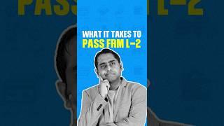 What it takes to pass FRM Level -2 | #frm #fintelligents #finance