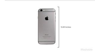 iPhone 6 and iPhone 6 Plus Design and Dimensions | Mashable